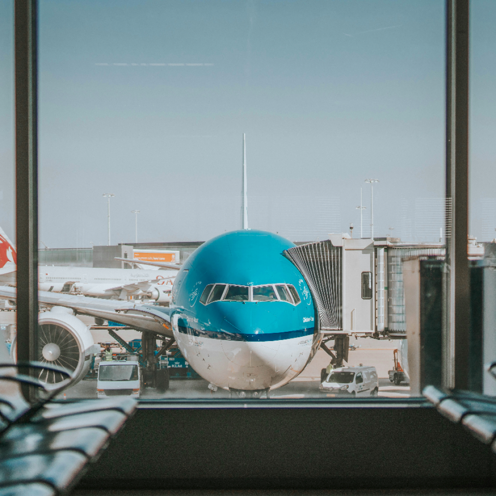 A plane boarding - - Exeter Airport Valet Parking